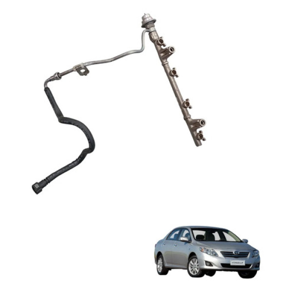 Flauta Injetor Toyota Corolla 2009 A 2014 Original