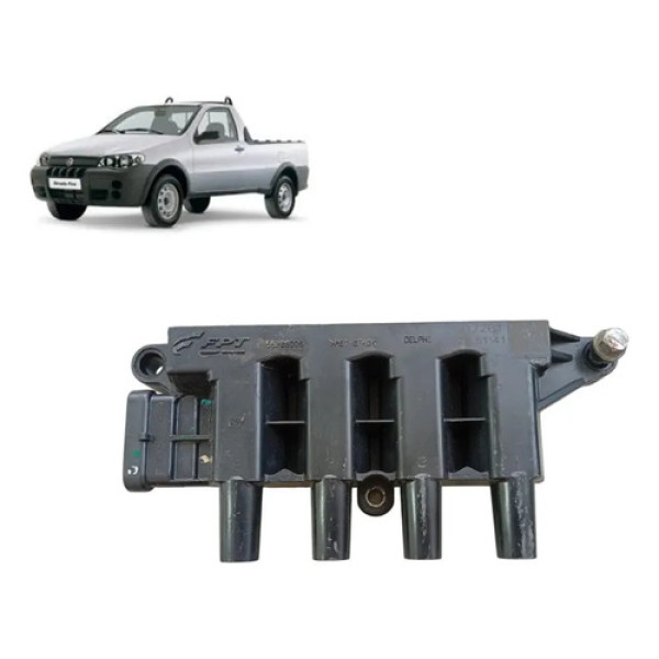 Bobina Ignição Fiat Strada 2009 A 2014 55228006