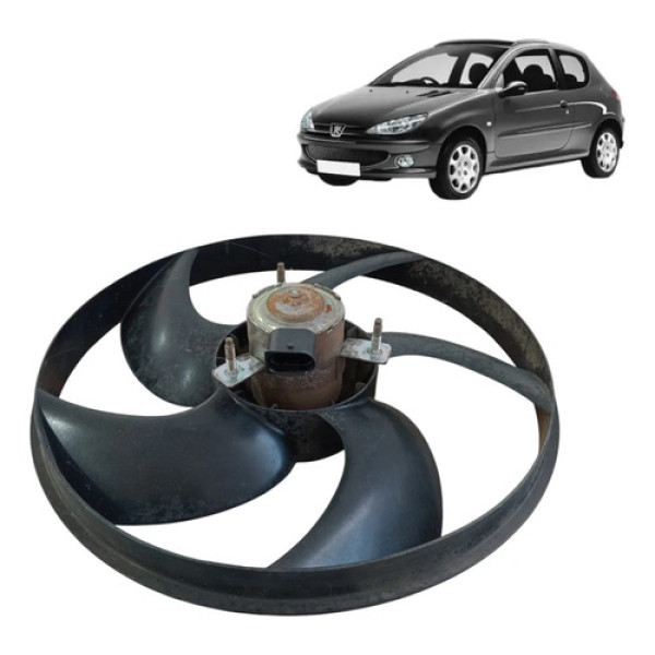 Eletroventilador Do Radiador Peugeot 206 1.4 2002 A 2007