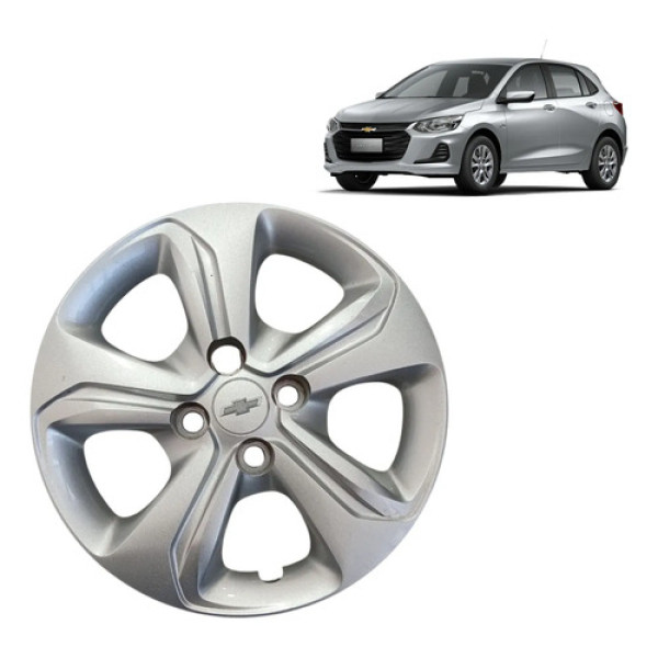 Calota Original Onix 2020 A 2024 Aro 14 Prateado