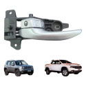 Maçaneta Interna Esquerda Jeep Renegade Toro 2015 A 2022  Prateado Dianteira/traseira