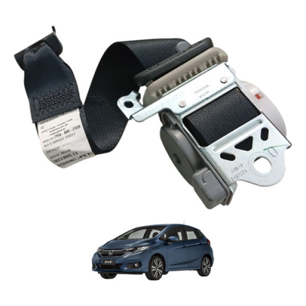 Cinto De Segurança Traseiro Esquerdo Honda Fit 2015 A 2021