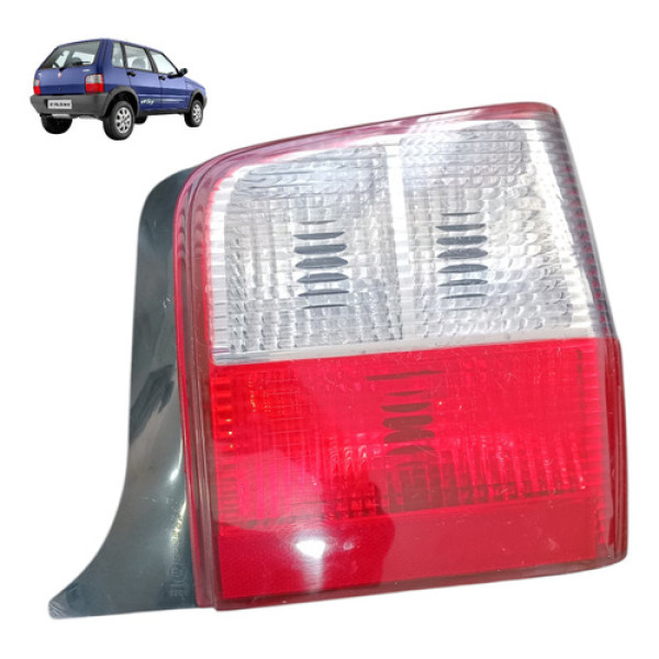 Lanterna Traseira Direita Fiat Uno Mille 2004 A 2012  Direito/passageiro Vermelho