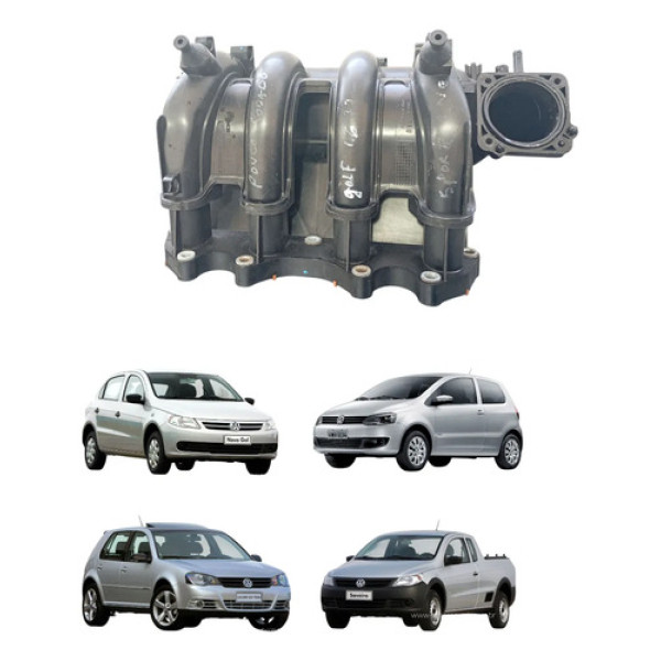 Coletor Admissão Vw Gol Golf Fox Saveiro 1.6 2009 A 2012