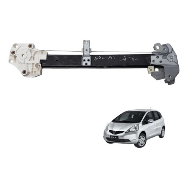 Máquina Vidro Dianteira Direita Honda Fit 2009 A 2014