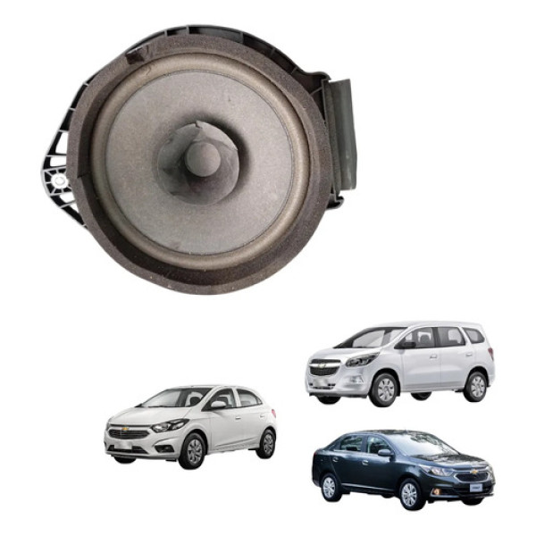 Auto Falante Porta Hyundai Onix Spin Cobalt 2013 A 2019  Preto