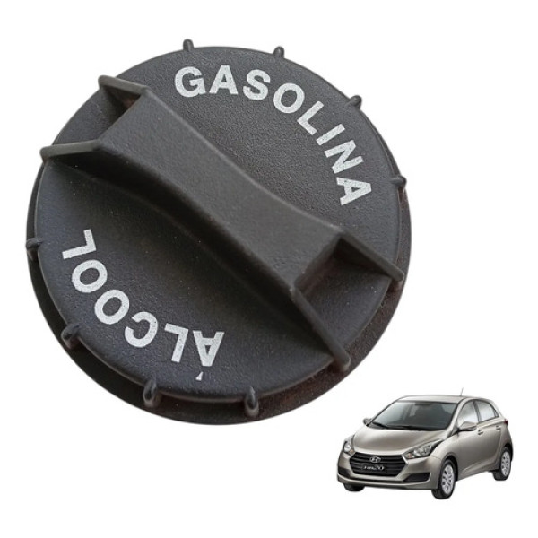Tampa Vedação Tanque Combustível Hyundai Hb20 2013 A 2019 Preto 2018