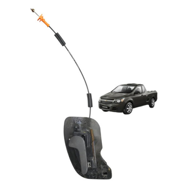 Maçaneta Interna Com Cabo Montana Dianteira/traseira Preto Dianteira