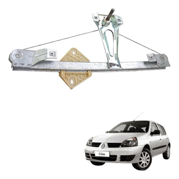 Maquina Vidro Traseiro Direito Renault Clio 2002 A 2012