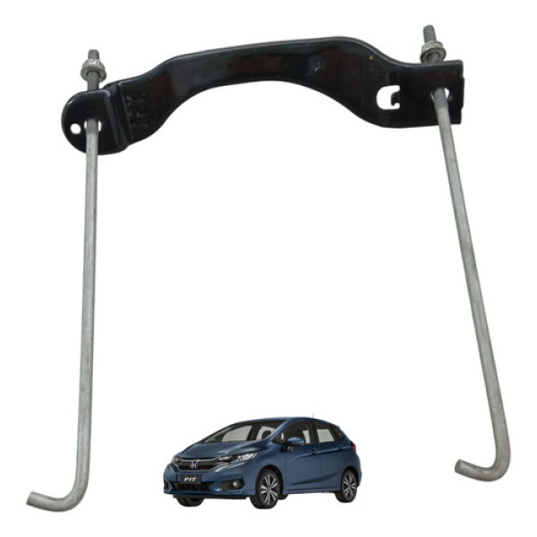 Suporte Trava Fixação Bateria Honda Fit 2015 A 2021 Original Preto