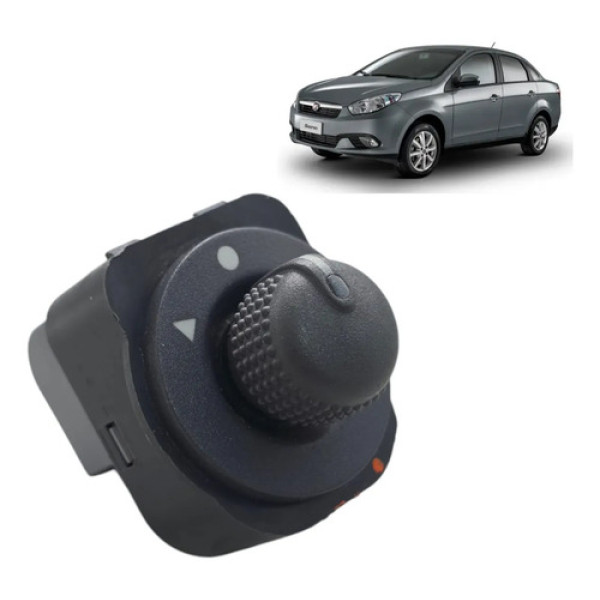 Botao Retrovisor Fiat Gran Siena Palio Atractive Original