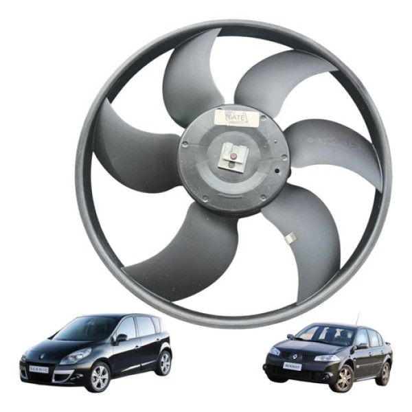 Motor E Ventoinha Radiador Clio Megane Scenic 1999 A 2012 127/220v