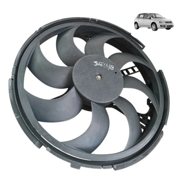 Ventoinha Com Defletor Fiat Stilo 1.8 2002 2006