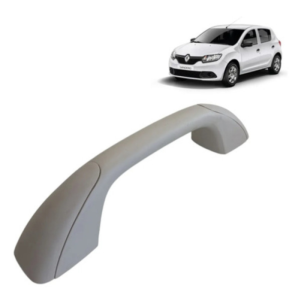 Alça Teto Pqp Renault Sandero Logan 2011 A 2018 Bege