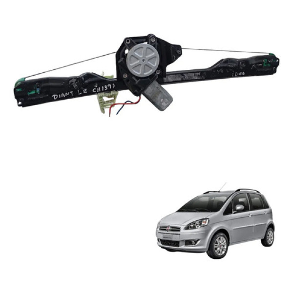 Máquina Vidro Dianteira Esquerda Fiat Idea 2012 A 2016