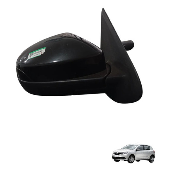 Retrovisor Esquerdo Renault Sandero 2015 A 2020 Original