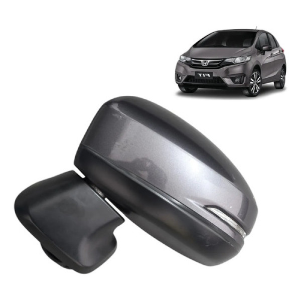 Retrovisor Elétrico Pisca Honda Fit 2015 16 17 21 Esquerdo