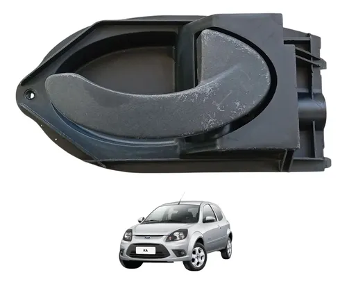 Maçaneta Interna Direita Ford Ka 2008 A 2013 Original Preto Dianteira/traseira