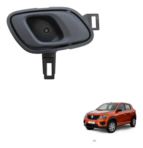 Maçaneta Interna Renault Kwid 2016 2017 2018 Lado Do Carona Preto Dianteira/traseira